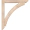 Ekena Millwork Thorton Slat Smooth Bracket w/ Offset Brace, Douglas Fir, 5 1/2"W x 34"D x 38"H BKT0604X34X38THR06SDF - alternate 2